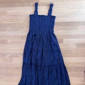 Lilly Pulitzer Dresses | Navy Maxi Dress | Color: Blue | Size: S - Never worn!